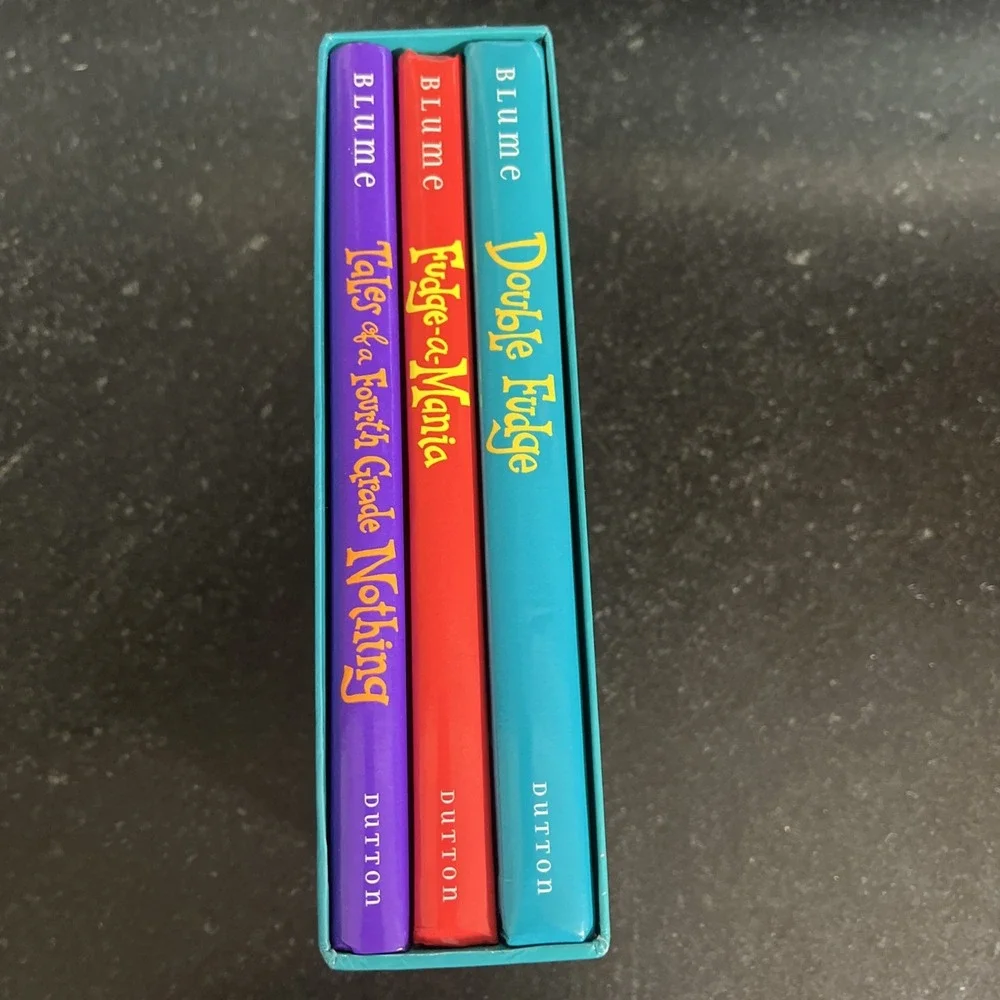 PURE FUDGE: TALES OF A FOURTH GRADE 3‎ Books Set By Judy Blume - Hardcover